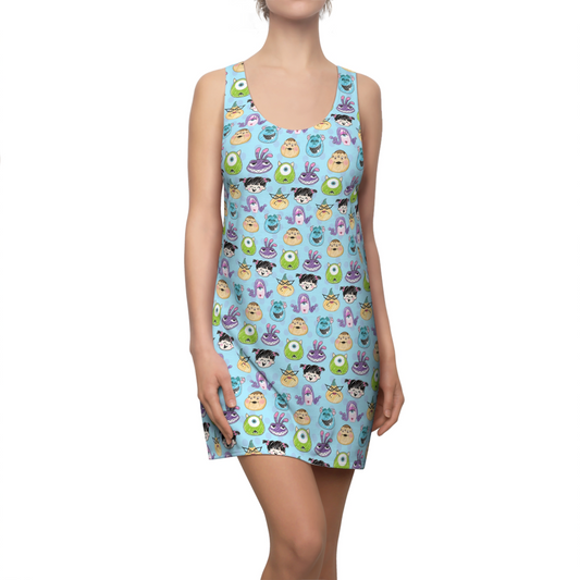 Magical Theme Park Women's Dress, Monsters Inc Dress, Mike Sully Boo Celia Roz, Halloween Costume, Adult Theme Park Outfit, Vacation Athletic Dress