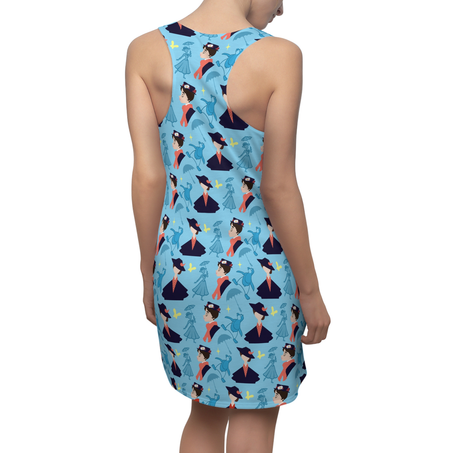 Disney Dress, Magic Kingdom Outfit, Musical Movie Pattern Dress, Mary Poppins Women's Dress, Disney Adult Outfit, Jolly Holiday Dress