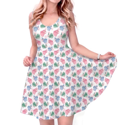 Disney Dress, Disney Fairy Godmother Pattern Outfit, Sleeping Beauty Women's Dress, Flora, Fauna, and Merryweather, Magic Kingdom Outfits