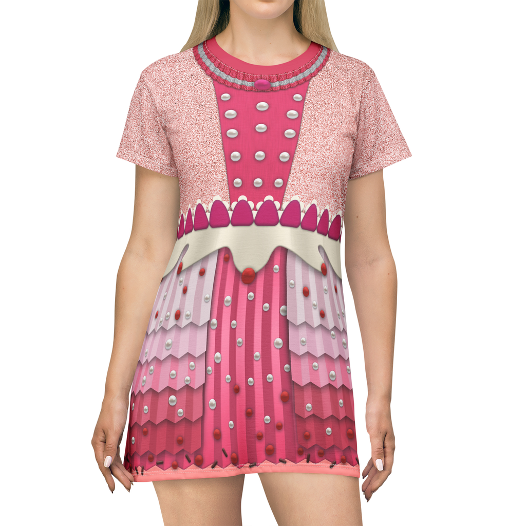 Princess Vanellope Short Sleeve Dress, Wreck-It Ralph 2 Costume