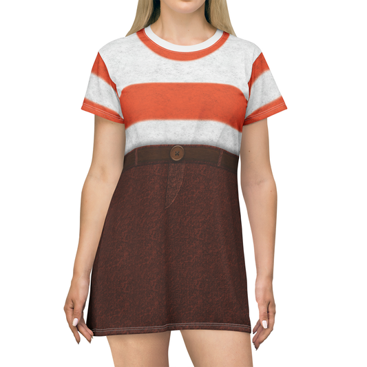 Anxiety Short Sleeve Dress, Inside Out 2 Costume