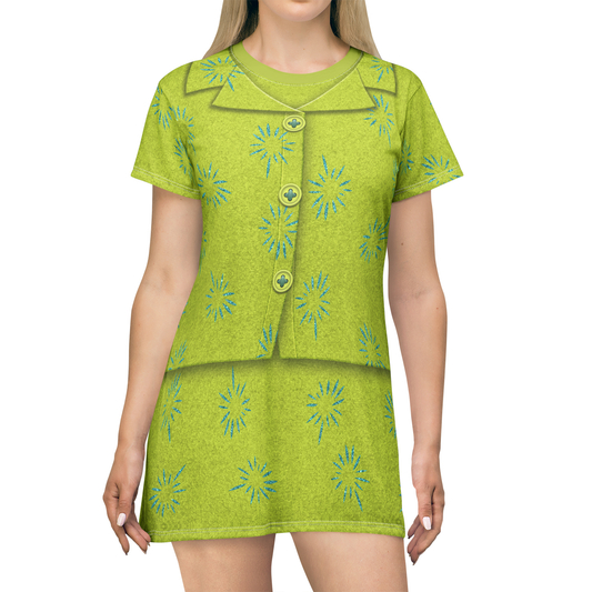 Joy Pajamas Short Sleeve Dress, Inside Out 2 Costume