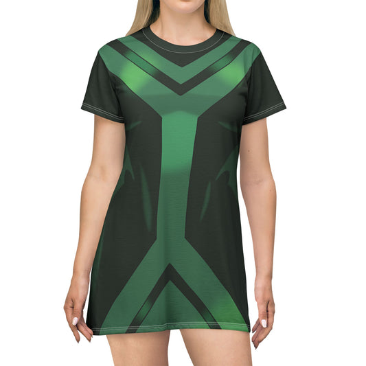 Lorna Dane Short Sleeve Dress, X-Men Costume