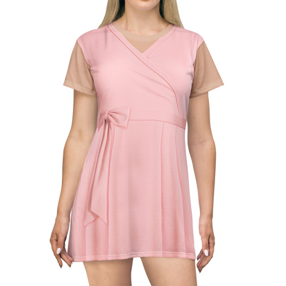 glinda dress women Glinda Training Short Sleeve Dress, Wicked Character Inspired Costume – EasyCosplayCostumes