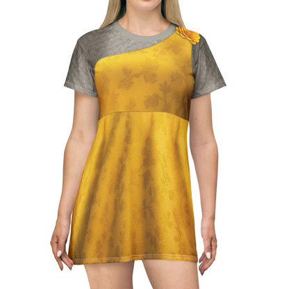 Judy Hopps Yellow Short Sleeve Dress, Zootopia 2 Character Inspired Costume