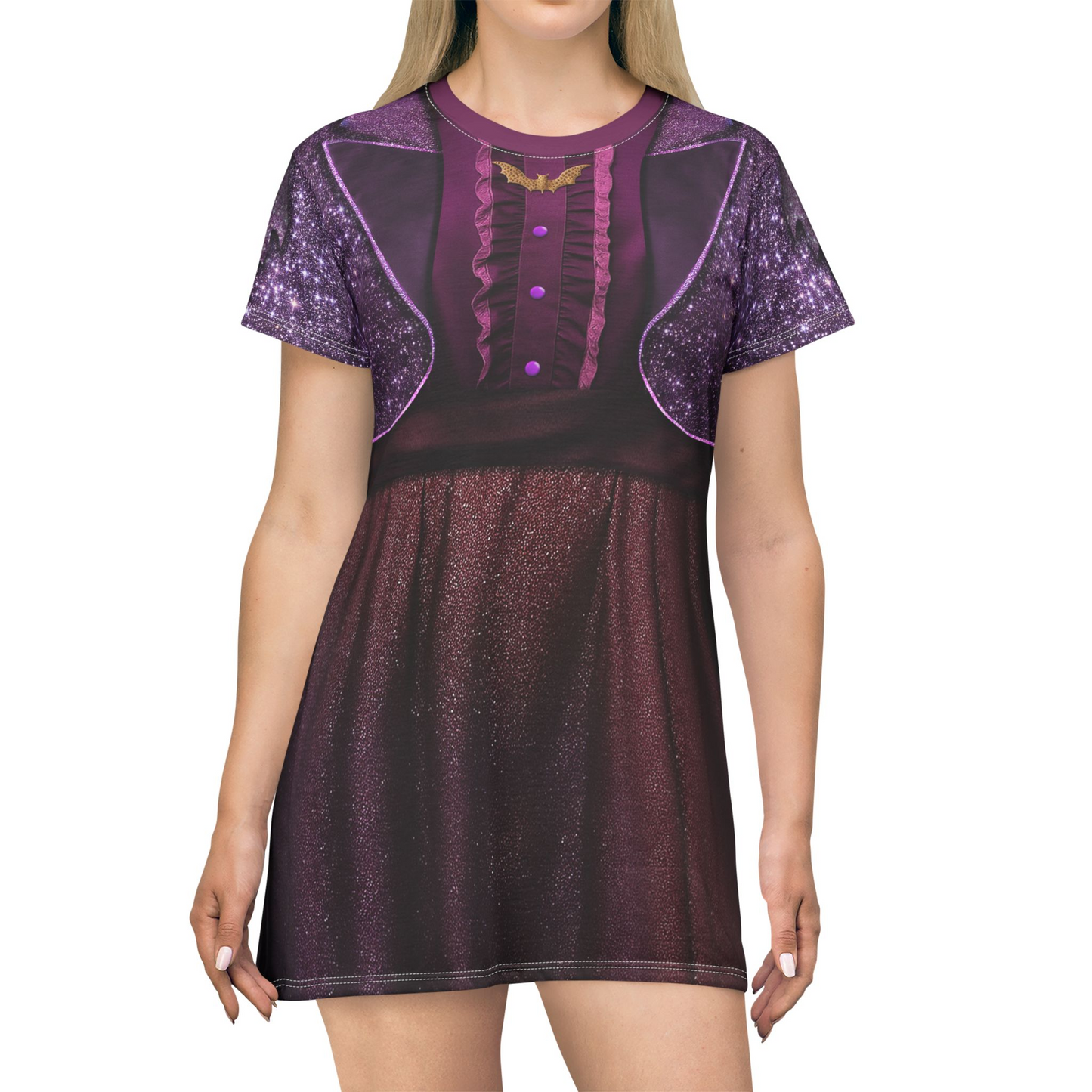 Vampirina Hauntley  Short Sleeve Dress, Vampirina Character Inspired Costume