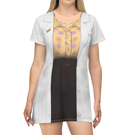 Dr. Sam Short Sleeve Dress, Hoppers Character Inspired Costume