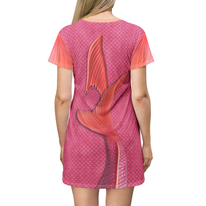 Fish Queen Short Sleeve Dress, Hoppers Character Inspired Costume