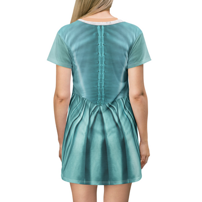 Elizabeth Schuyle Short Sleeve Dress, Hamilton Musical Costume