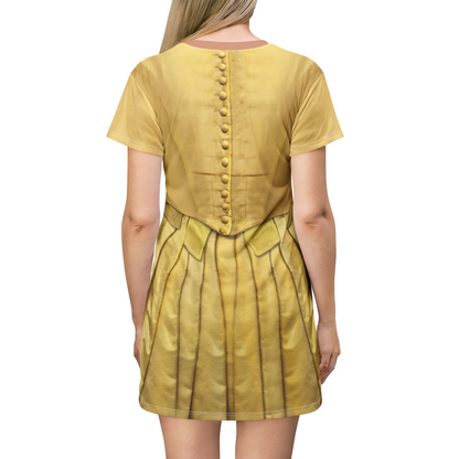 Peggy Schuyler Short Sleeve Dress, Hamilton Musical Costume