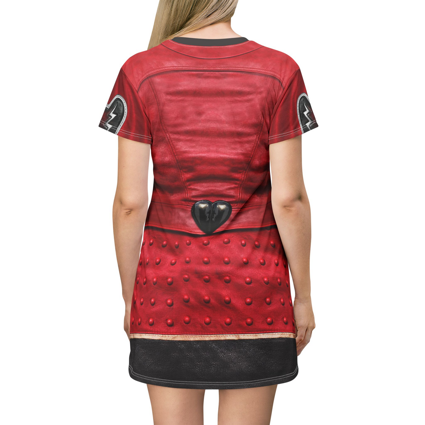 Red Jacket Short Sleeve Dress, Descendants 5 Wicked Wonderland Costume
