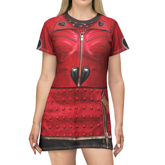 Red Jacket Short Sleeve Dress, Descendants 5 Wicked Wonderland Costume