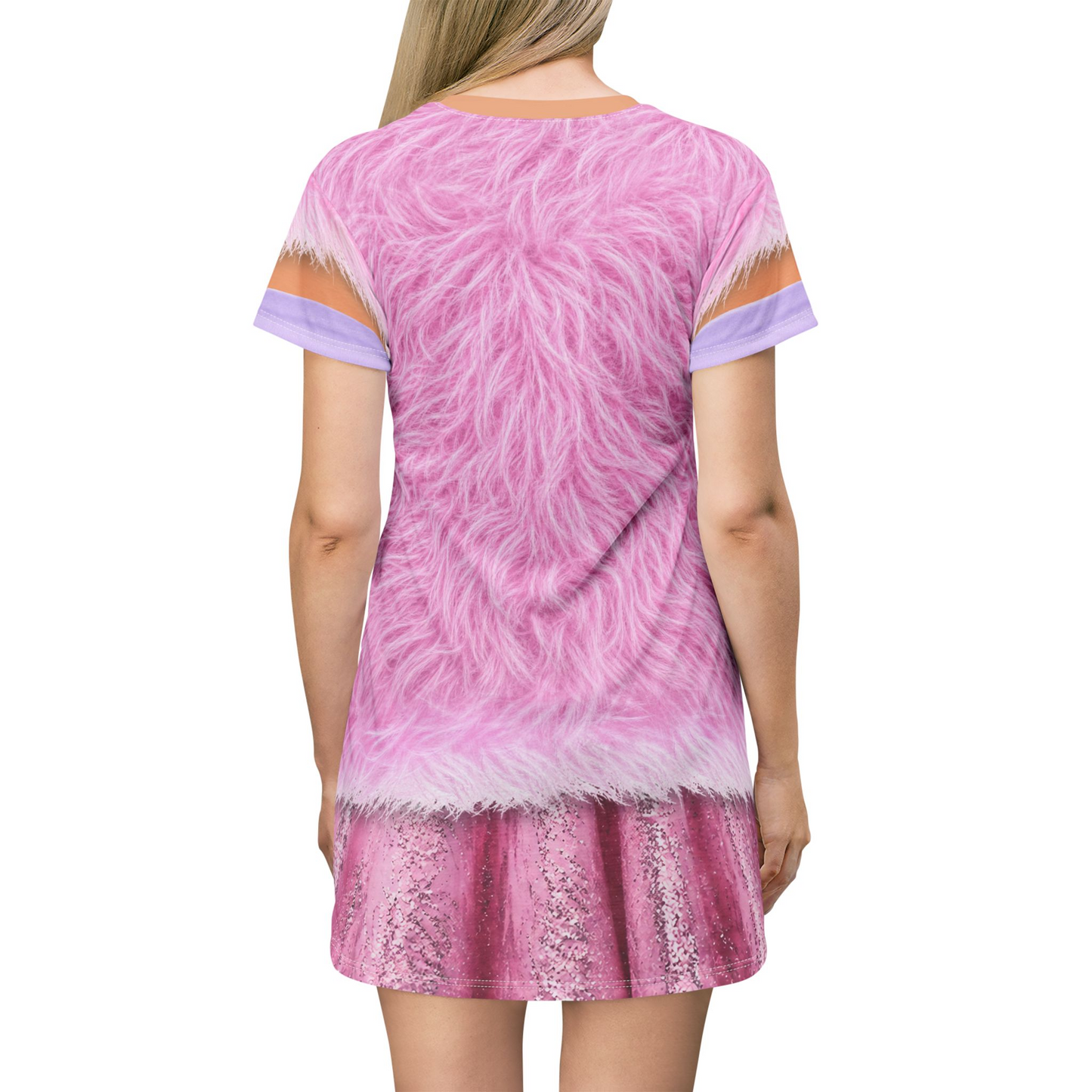 Miss Piggy Pink Short Sleeve Dress, Rock 'n' Roller Coaster Starring the Muppets Costume, Hollywood Studios Outfit, Disney Muppet Cosplay
