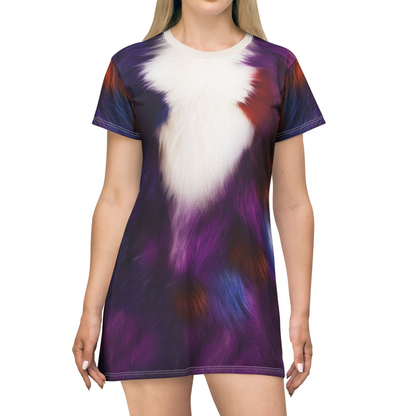 Chessy Cheshire Cat Short Sleeve Dress, Disney Descendants 5, Wicked Wonderland Costume, Musical Fantasy Cosplay, Halloween Party Outfits