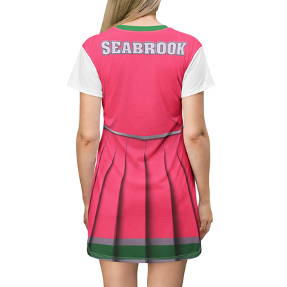 Zombies Seabrook Cheerleader Dress, Addison Wells Dress, Seabrook High School Uniform Cosplay, Mighty Shrimp, WDW Halloween, Z-O-M-B-I-E-S