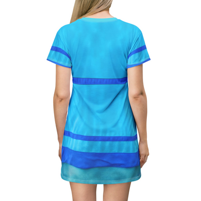 Daisy Duck Cape May Cafe Short Sleeve Dress, Disney Beach Club Resort Costume
