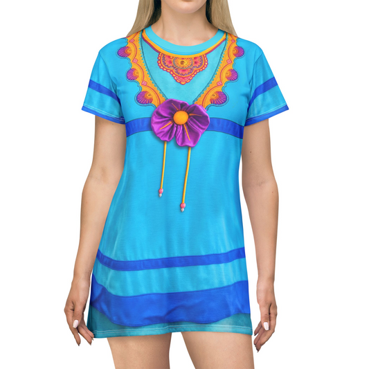 Daisy Duck Cape May Cafe Short Sleeve Dress, Disney Beach Club Resort Costume