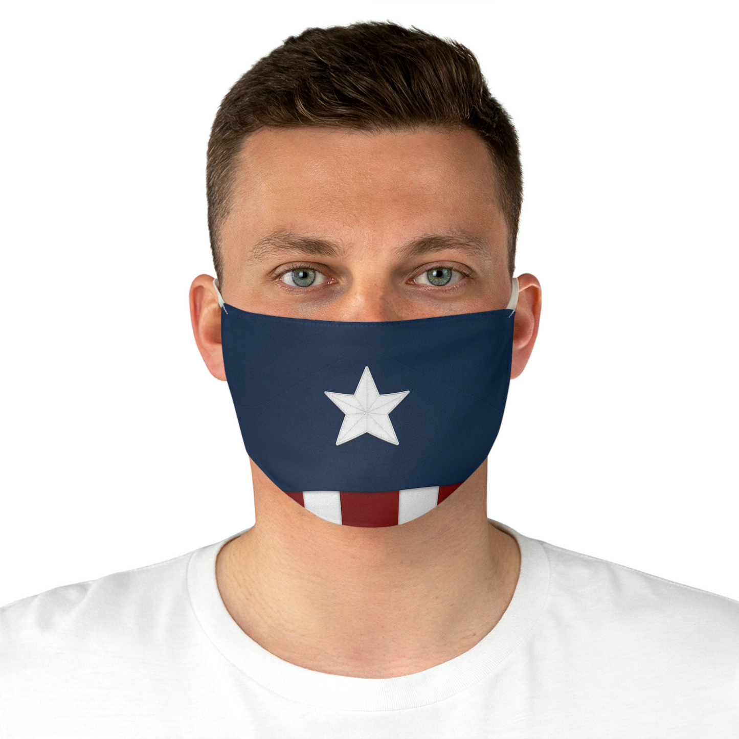 Captain America Stars and Stripes Face Mask, The First Avenger Costume