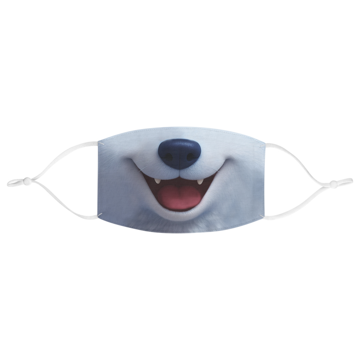 Booster Blue Husky Colth Face Mask, RoboGobo Inspired Costume
