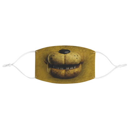 Freddy Animatronic Yellow Face Mask, FNAF Costume