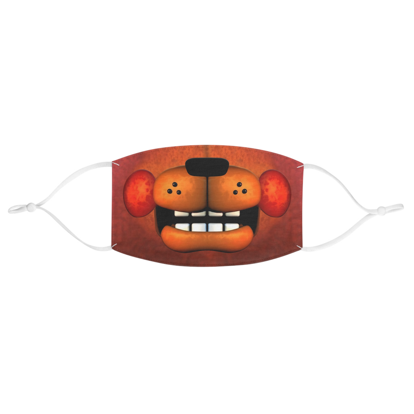 Toy Bear Animatronic Brown Face Mask, FNAF Costume