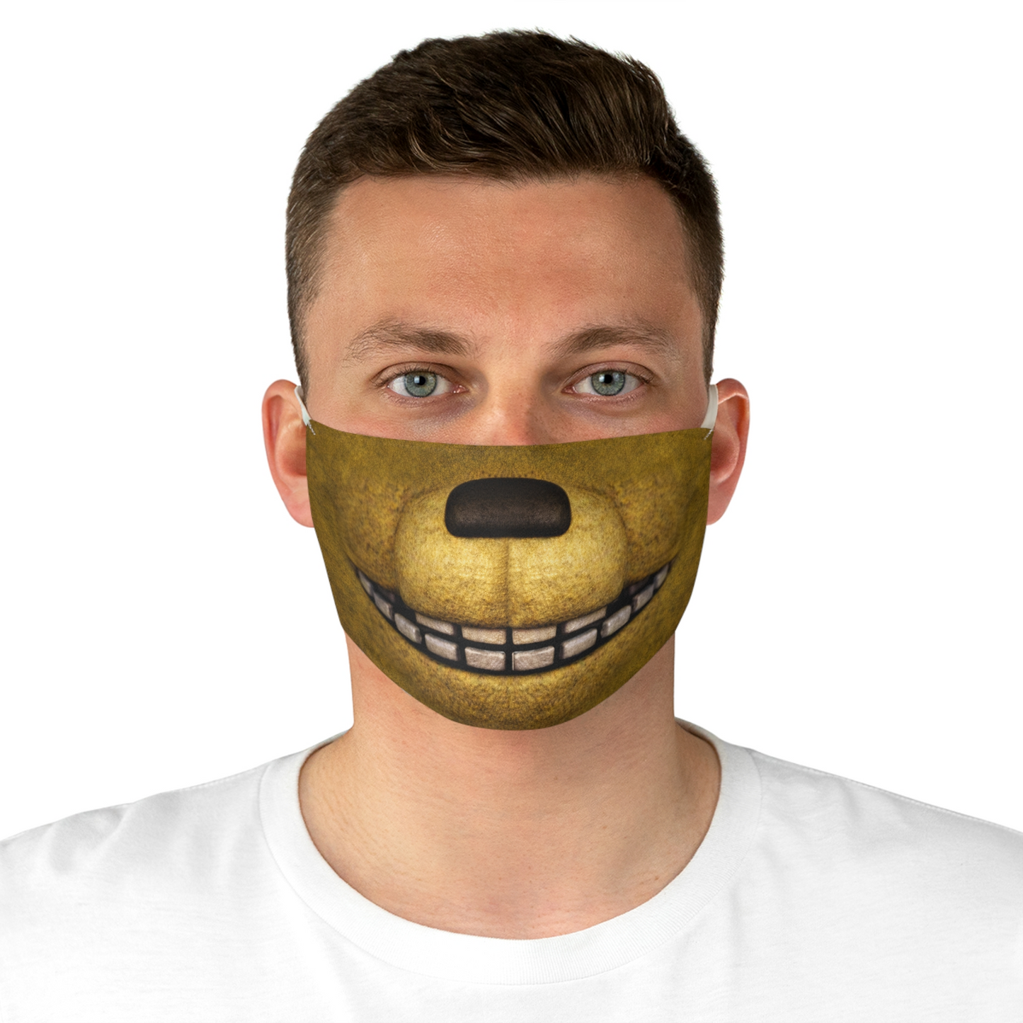 Bonnie Yellow Rabbit Face Mask, FNAF Costume
