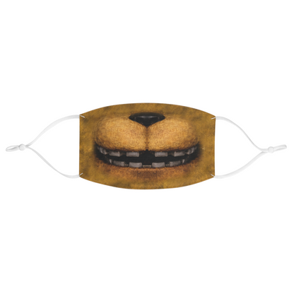 Yellow Animatronic Bear Face Mask, FNAF Costume