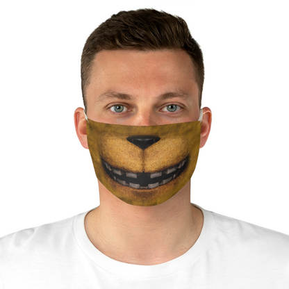 Yellow Animatronic Bear Face Mask, FNAF Costume
