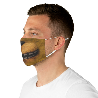 Yellow Animatronic Bear Face Mask, FNAF Costume
