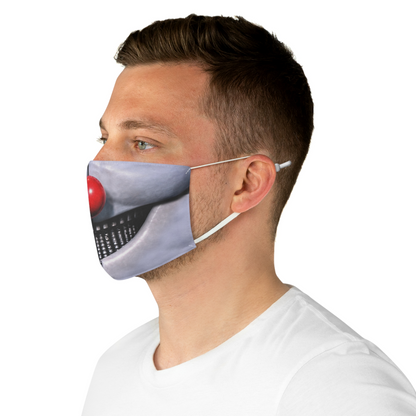 Twisted Animatronic Silver Face Mask, FNAF Costume