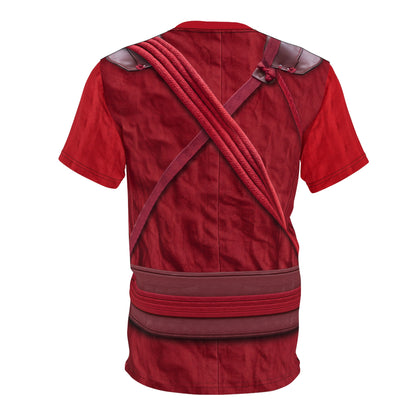 The Hand Ninja Red Uniform Shirt, Spider-Man 4 Brand New Day Costume