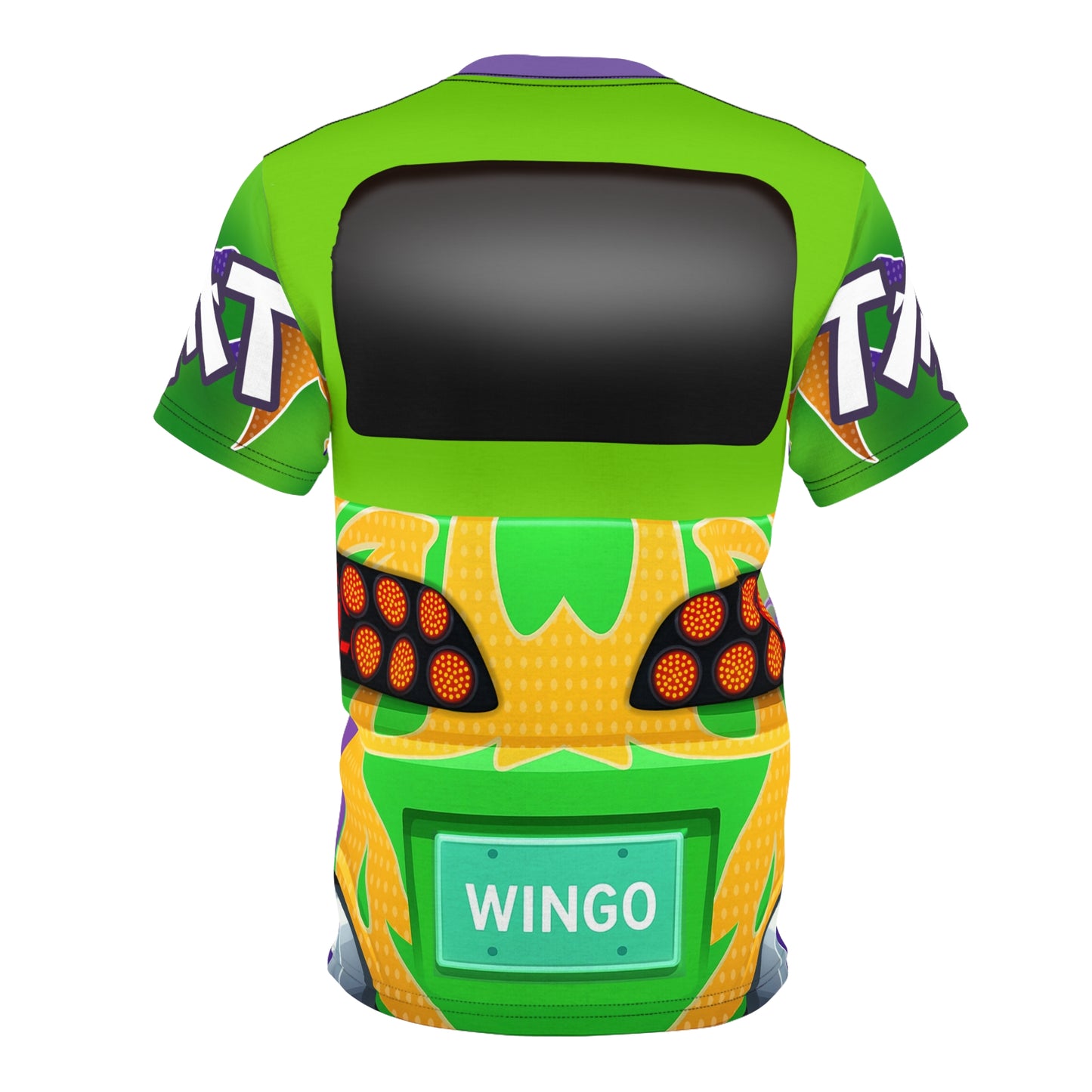 Wingo Cars Purple Green Shirt, Cars Character Costume