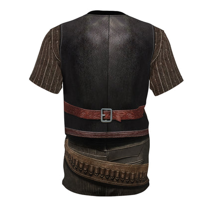 Arthur Wild West Cowboy Shirt, Red Dead Games Character Costume