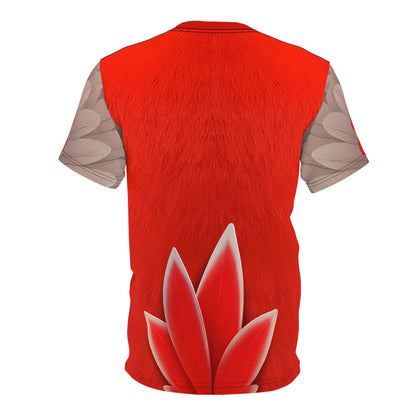 Wingo Red Bird Shirt, RoboGobo Inspired Character Costume