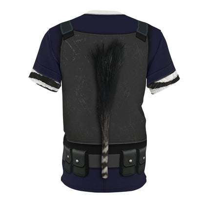 Gene Zebraxton Police Shirt, Zootopia 2 Character Inspired Costume