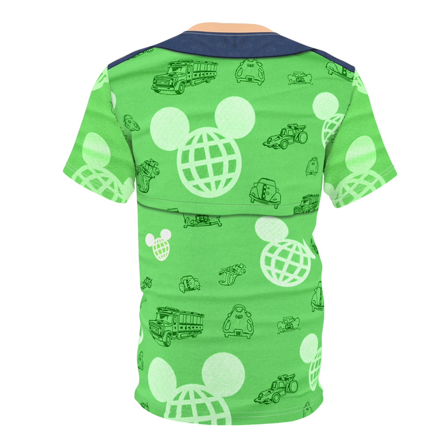 Disney Parking Cast Member Green Shirt, Disney Cast Member Costume