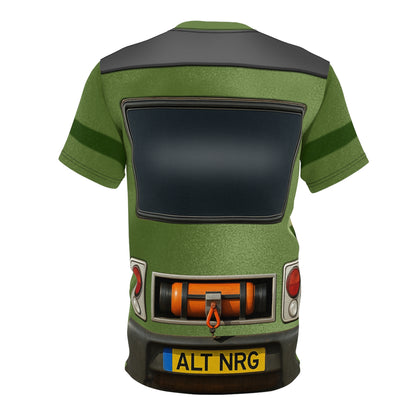 Miles Axlerod Cars Shirt, Cars 2 Character Costume