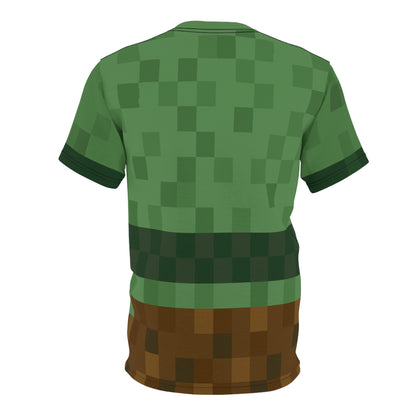 Alex Pixel Gamer Shirt, Video Game Block Character Costume