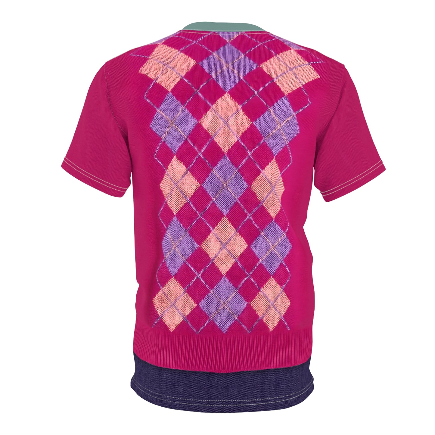 Boys Band Kpop Pink Argyle Shirt, Boy Band Korea Group Costume