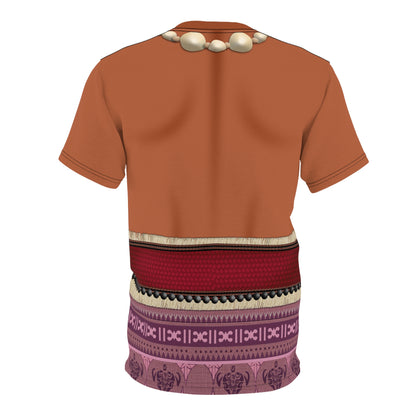 Moni Shirt, Moana 2 Costume