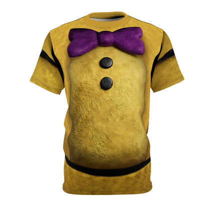 Freddy Animatronic Yellow Shirt, FNAF Character Inspired Costume