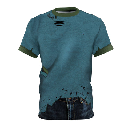 Zombie Chicken Jockey Cosplay Shirt, The Overworld Game Character Inspired Costume