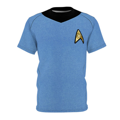 Starfleet Officer Blue Uniform Shirt, Starships Costume