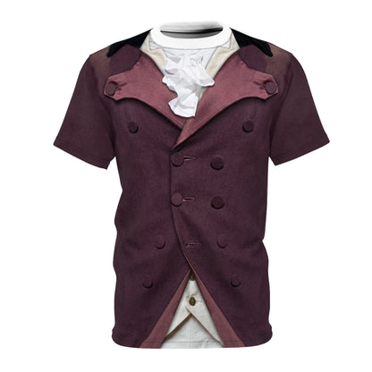 Aaron Burr Shirt, Hamilton Musical Costume