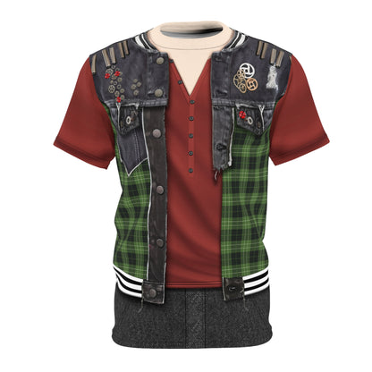 Zed Necrodopoli Rayburn's Camp  Shirt, Zombies 4 Dawn of the Vampires Costume