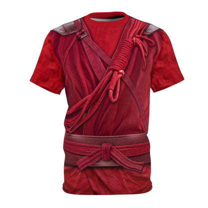The Hand Ninja Red Uniform Shirt, Spider-Man 4 Brand New Day Costume