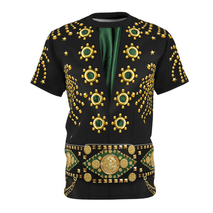 King of Rock Black Matador Shirt, Rock and Roll Legend Singer Inspired Costume