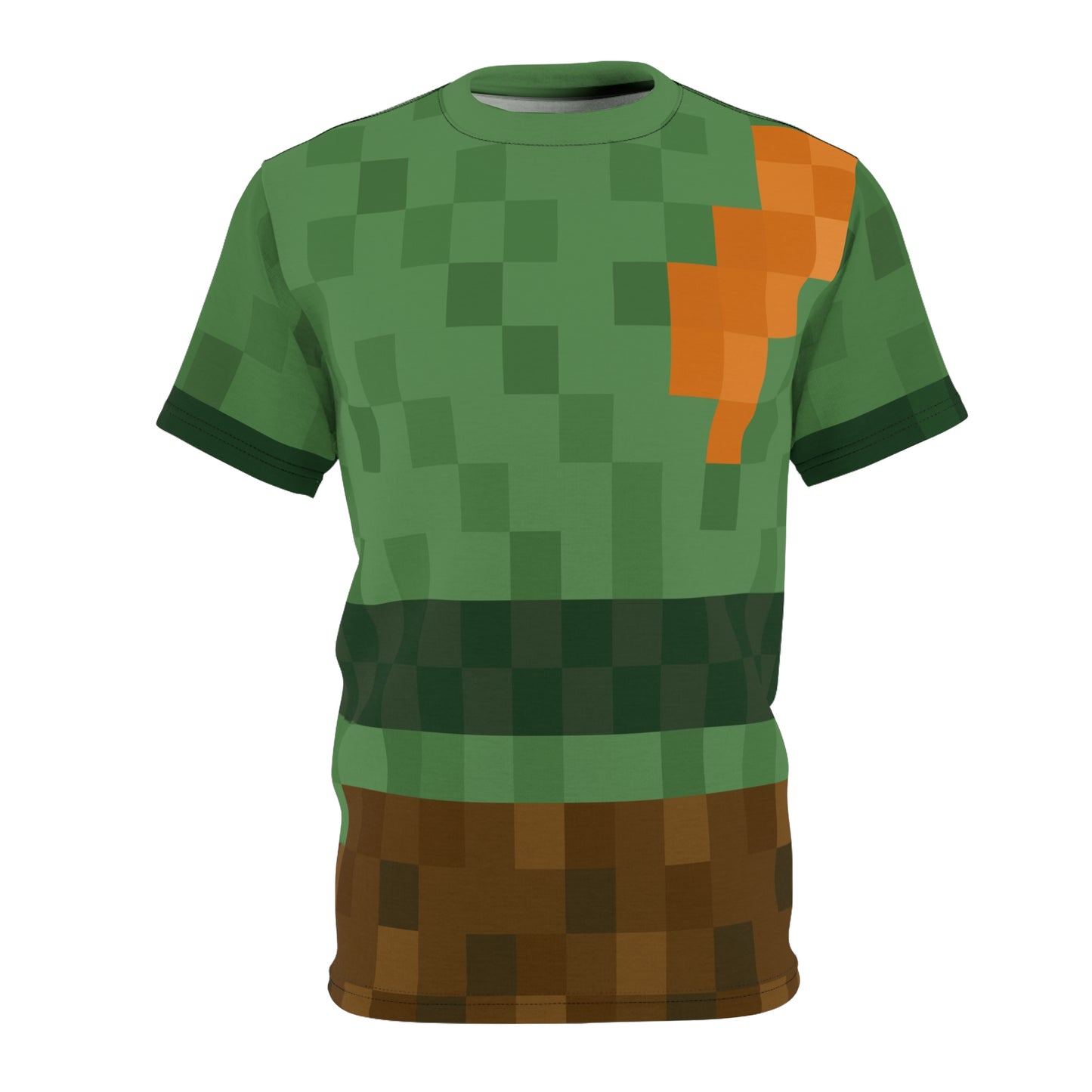 Alex Pixel Gamer Shirt, Video Game Block Character Costume