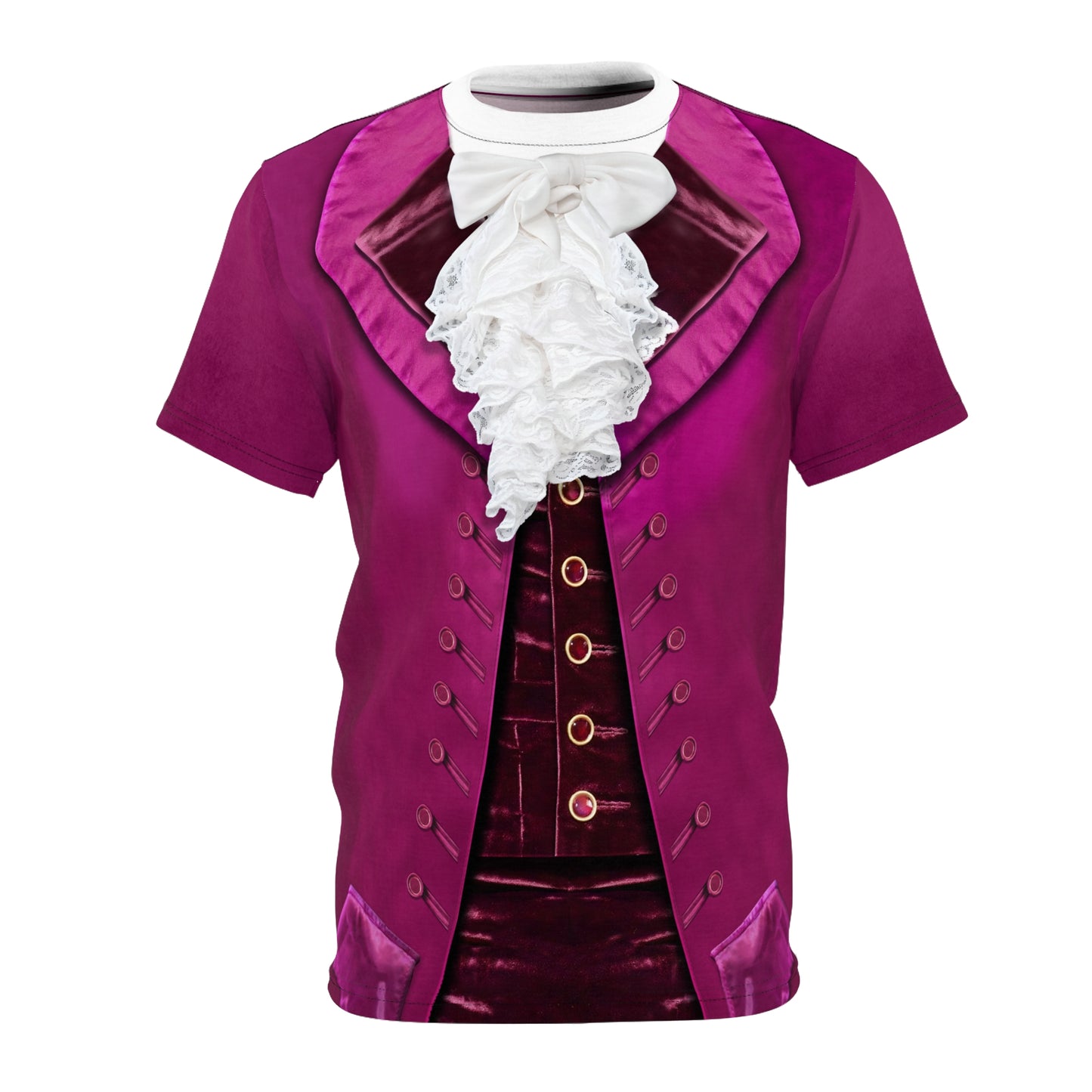 Marquis de Lafayette Purple Shirt, Hamilton Musical Costume