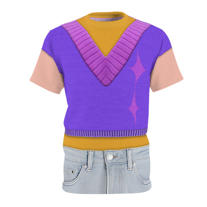Boys Kpop Purple Style Shirt, Boy Band Korea Group Costume